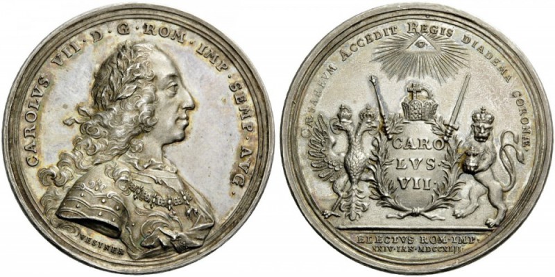 European Medals from 1513 to 1788 
 Holy Roman Empire. Charles VII, 1742-1745. ...