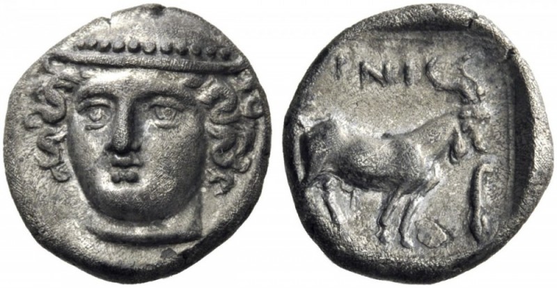 GREEK COINS 
 THRACE 
 Ainos. Circa 402/1-400/399 BC. Tetrobol (Silver, 13mm, ...