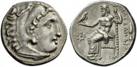 GREEK COINS 
 KINGS of MACEDON 
 Alexander III ‘the Great’, 336-323 BC. Drachm (Silver, 16mm, 4.23 g 12), struck under Philip III, Kolophon, 323-319...