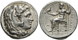 GREEK COINS 
 KINGS of MACEDON 
 Alexander III ‘the Great’, 336-323 BC. Tetradrachm (Silver, 25mm, 17.22 g 12), Babylon, c. 323-317, under Philip II...