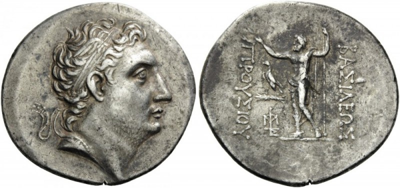 GREEK COINS 
 KINGS of BITHYNIA 
 Prusias II Kynegos, 182-149 BC. Tetradrachm ...