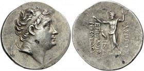 GREEK COINS 
 KINGS of BITHYNIA 
 Nikomedes II Epiphanes, 149-127 BC. Tetradrachm (Silver, 35mm, 16.90 g 12), Nikomedeia, year 154 = 144/3. Diademed...