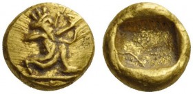 GREEK COINS 
 PERSIA 
 Achaemenid Empire. Time of Darios I to Xerxes II, circa 485-420 BC. Twelfth Daric (Gold, 6mm, 0.69 g), Sardes. Persian King i...