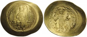 BYZANTINE AND EARLY MEDIEVAL COINS 
 Constantine X Ducas, 1059-1067. Histamenon (Gold, 27mm, 4.39 g 6), Constantinople. +IhS IXS REX REGNANThIm Chris...