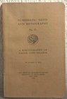 NOE Sidney P. A Bibliography of Greek Coin Hoards. New York, 1925. Da A.N.S. Numismatic Notes and Monographs n. 25, Paperback pp. 275. important