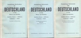 DOROTHEUM. Sammlung Hollschek: Deutschland. 3 voll. (IV-VI-VIII) Wien 1957/1958 Brossura, lotti 3721, tavv. 30    (Sold as is, no returns)