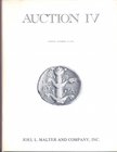 MALTER J. L. Auction IV. The coinage of ancient Judaea and the tetradrachms of roman Egypt – plus other ancient coins , Judaean antiquites…. Los Angel...