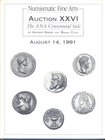 NUMISMATIC FINE ARTS. Auction XXVI. Ancient Greek and Roman coins. Chicago, 14 – August – 1991. pp. no numerate, nn. 387, tutti illustrati + tavv. 3 a...