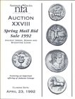NUMISMATIC FINE ARTS. Auction XXVIII. Spring mail bid sale 1992. Ancient greek, roman and byzantine coins, feautring an important offering of Judean c...
