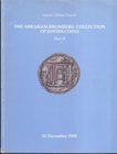 SUPERIOR GALLERIES. The Abraham Bromberg collection of Jewish coins Part II. New York, 10 – December – 1992. pp. 147, nn. 316 – 626, tutti illustrati ...