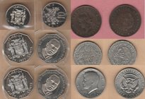 LOT 6 overseas coins (ARGENTINA - JAMAICA - MEXICO - USA) from Very Fine to PROOF (Sold as is, no returns)