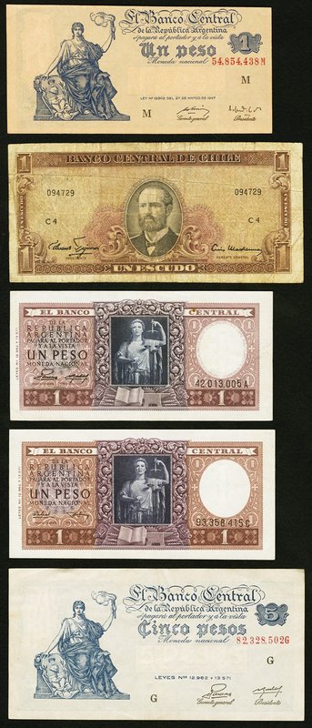 South American Mixed Group Lot of 11 Examples Fine-About Uncirculated 

HID09801...
