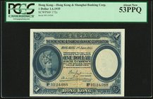 Hong Kong Hongkong & Shanghai Banking Corp. 1 Dollar 1.6.1935 Pick 172c PCGS About New 53PPQ. 

HID09801242017