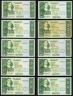 South Africa Group Lot of 25 Examples Fine-Crisp Uncirculated. A nice lot of 10 Rands including 10 replacements. 

HID09801242017