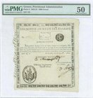 GREECE: 1000 Grossi (Piastres) (3.ΙΟΥΝΙΟΥ.1822 / Handwritten), uniface. Serial no "125". Watermaked paper and small seal at upper right. Signed by Ale...