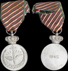 GREECE: Air Force "Medal of Merit" (1945). It was awarded to ground non commissioned officers of the Royal Hellenic Air-Force for the demonstration of...