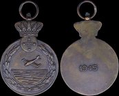 GREECE: Air Force, Convoy escort and armed reconnaissance medal (1945). It was awarded to flying officers and non-commissioned officers of the Royal H...