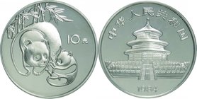 China
Panda 10 Yuan Silver Proof
Year: 1984
Condition: Proof
Diameter: 38.60mm
Weight: 27.00g
Purity: .900
Mintage: 10,000 Pieces
Remarks: w/o...