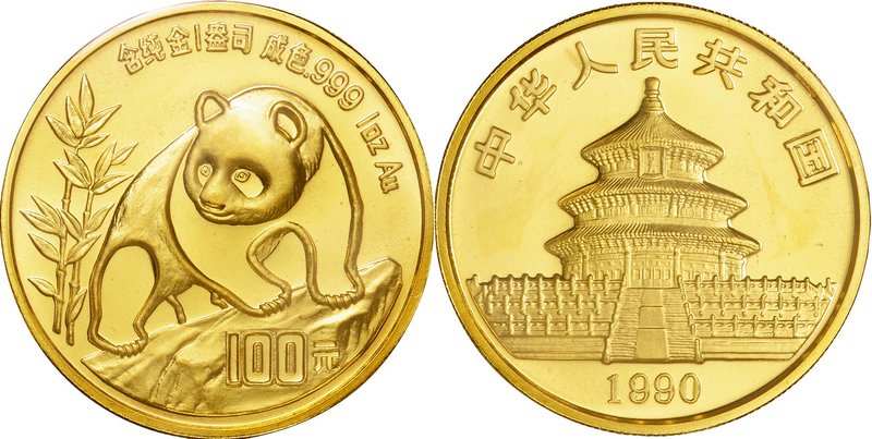 China
Panda 100 Yuan (1oz) Gold
Year: 1990
Condition: UNC
Diameter: 32.00mm...