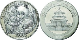 China
Panda 100 Yuan (1/2oz) Palladium Proof
Year: 2005
Condition: Proof
Diameter: 30.00mm
Weight: 15.55g
Purity: .999
Mintage: 8,000 Pieces