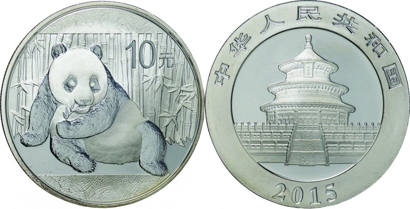 China
Panda 10 Yuan Silver
Year: 2015
Condition: UNC
Diameter: 40.00mm
Weig...