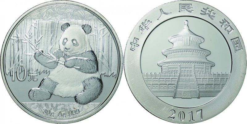 China
Panda 10 Yuan Silver
Year: 2017
Condition: UNC
Diameter: 40.00mm
Weig...