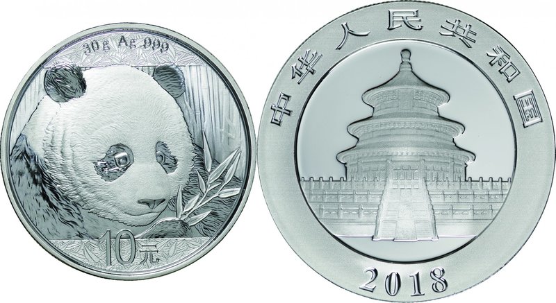China
Panda 10 Yuan Silver
Year: 2018
Condition: UNC
Diameter: 40.00mm
Weig...