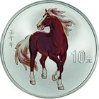 China
Year of the Horse 10 Yuan Colorized Silver Proof
Year: 2002
Condition: Proof
Diameter: 40.00mm
Weight: 31.10g
Purity: .999