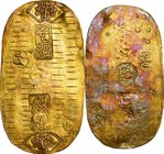 Japan
Gembun Koban Kin Gold JNDA09-19
Year: 1736
Condition: VF-EF
Diameter: (approx.)64×34mm
Weight: 13.00g
Purity: 金653/銀347
Remarks: w/JNDA C...