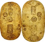 Japan
Gembun Koban Kin Gold Mint Error JNDA09-19
Year: 1736
Condition: EF
Diameter: (approx.)64×34mm
Weight: 13.00g
Purity: 金653/銀347
Remarks: ...