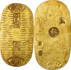 Japan
Bunsei Koban Kin Gold JNDA09-20
Year: 1819
Condition: VF-EF
Diameter: (approx.)60×31mm
Weight: 13.07g
Purity: 金559/銀441