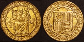 Andorra
Saint Ermengol 1 Sobirana d'or Gold
Year: 1977
Condition: EF
Diameter: 26.00mm
Weight: 8.00g
Purity: .999