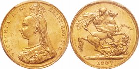 Australia
Victoria Jubilee Head Gold Sovereign
Year: 1887
Condition: VF-EF
Grade (Slab): PCGS MS62
Diameter: 22.00mm
Weight: 7.98g
Purity: .917