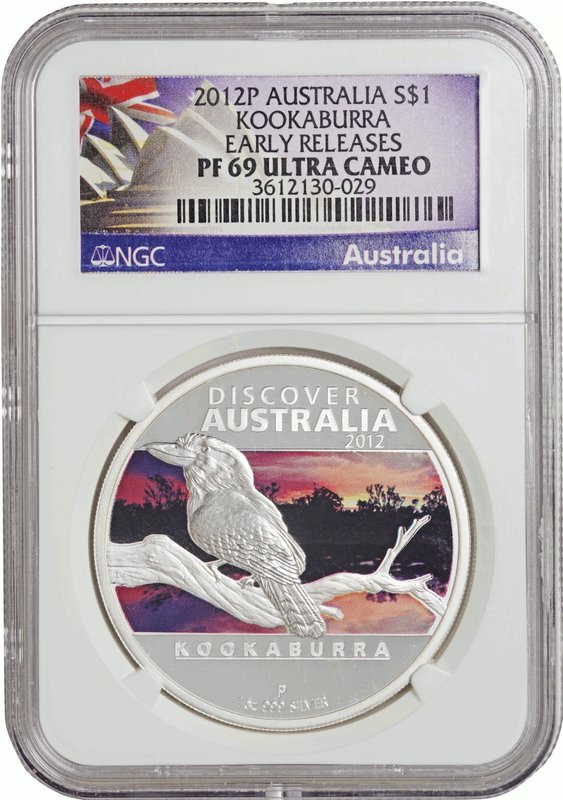 Australia
Kookaburra 1 Dollar (1oz) Colorized Silver Proof
Year: 2012
Conditi...