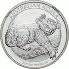 Australia
Koala 1 Dollar (1oz) Silver
Year: 2012
Condition: FDC
Grade (Slab): NGC MS70 EARLY RELEASES
Diameter: 40.60mm
Weight: 31.11g
Purity: ...