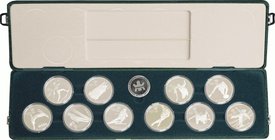 Canada
Calgary 1988 Olympic Winter Games Silver 20 Dollars 10-Coin Proof Set
Year: 31229
Condition: 10-Pieces Proof
Diameter: 40.00mm
Weight: 33....