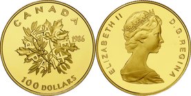 Canada
International Year of Peace 100 Dollars Gold Proof
Year: 1986
Condition: Proof
Diameter: 27.00mm
Weight: 16.97g
Purity: .917