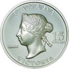 Canada
Queen Victoria Portrait 15 Dollars Silver Prooflike
Year: 2008
Condition: Proof-like
Diameter: 36.15mm
Weight: 30.00g
Purity: .925
Minta...