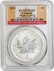 Canada
Maple Leaf 5 Dollars (1oz) Silver
Year: 2011
Condition: FDC
Grade (Slab): PCGS MS69
Diameter: 38.00mm
Weight: 31.10g
Purity: .9999