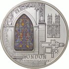 Cook Islands
Windows of Heaven Westminster Abbey 10 Dollars Silver with Real Color Window Prooflike
Year: 2011
Condition: Proof-like
Diameter: 50....