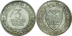 Germany(Weimar)
Lubeck 3 Mark Silver Proof
Year: 1926
Condition: Proof
Grade (Slab): PCGS PR65DCAM
Diameter: 30.00mm
Weight: 15.00g
Purity: .50...