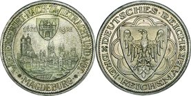 Germany(Weimar)
300th Anniversary-Magdeburg Rebuilding 3 Mark Silver
Year: 1931(A)
Condition: EF
Diameter: 30.00mm
Weight: 15.00g
Purity: .500