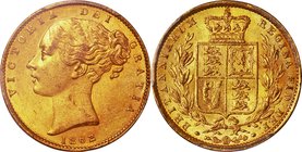 GB
Victoria Young Head 1 Sovereign Gold
Year: 1862
Condition: VF-EF
Grade (Slab): PCGS MS62
Diameter: 22.00mm
Weight: 7.98g
Purity: .917