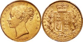 GB
Victoria Young Head 1 Sovereign Gold
Year: 1869
Condition: VF-EF
Grade (Slab): PCGS MS62
Diameter: 22.00mm
Weight: 7.98g
Purity: .917