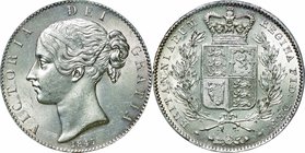 GB
Victoria Young Head 1 Crown Silver
Year: 1847
Condition: VF-EF
Grade (Slab): PCGS MS62
Diameter: 38.10mm
Weight: 28.27g
Purity: .925
