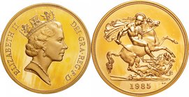 GB
Elizabeth II Sovereign Gold 4-Coin Proof Set
Year: 1985
Condition: 8-Pieces Proof