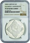 GB
Elizabeth I 450th Anniversary of Accession 5 Pounds Silver Proof
Year: 2008
Condition: Proof
Grade (Slab): NGC PF69 ULTRA CAMEO
Diameter: 38.6...