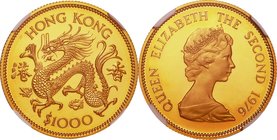 Hong Kong
Year of the Dragon 1000 Dollars Gold Proof
Year: 1976
Condition: Proof
Grade (Slab): NGC PF67 ULTRA CAMEO
Diameter: 28.40mm
Weight: 15...