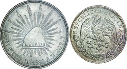 Mexico
Radiant Cap 1 Peso Restrike Silver
Year: 1898
Condition: Choice-UNC
Grade (Slab): PCGS MS65
Diameter: 39.00mm
Weight: 27.07g
Purity: .90...