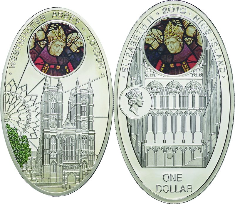 Niue
Westminster Abbey London 1 Dollar Silver Proof
Year: 2010
Condition: Pro...
